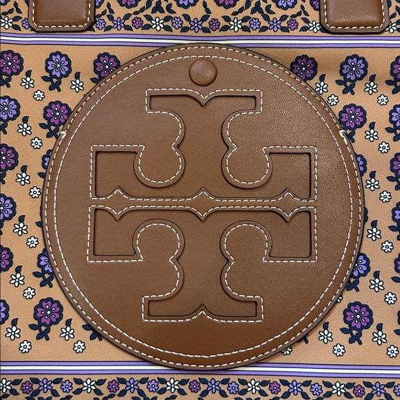 TORY BURCH• ELLA PRINTED SMALL TOTE - Picture 6 of 11